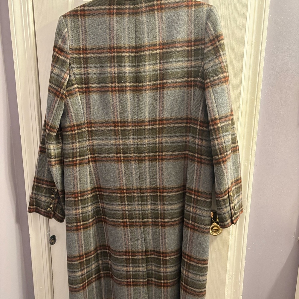 Lauren Ralph Lauren Multicolor Plaid Trench Coat - Picture 7 of 12